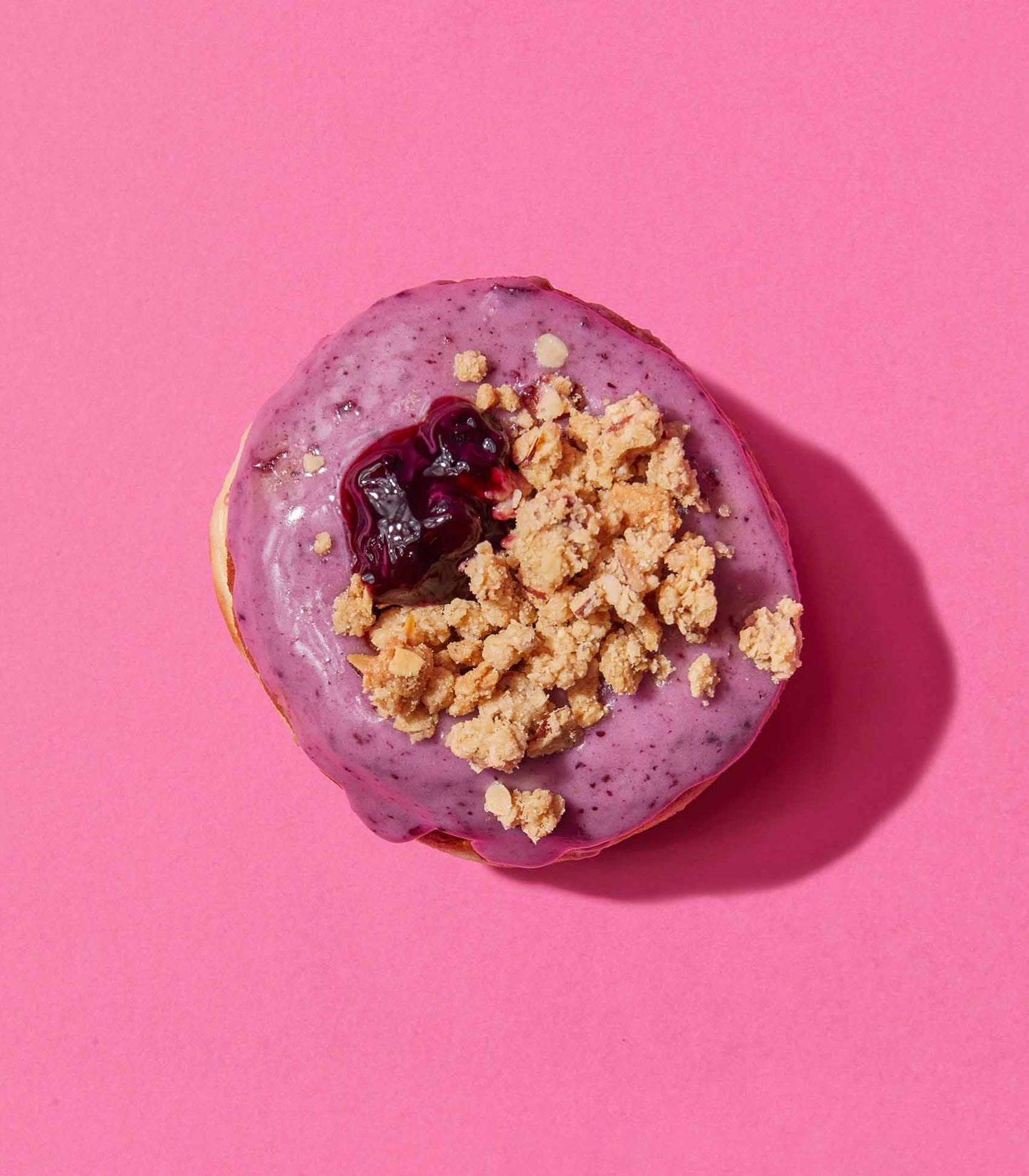 DOE Donut Weekly Special Blueberry Crumble Flavour