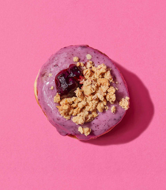 DOE Donut Weekly Special Blueberry Crumble Flavour
